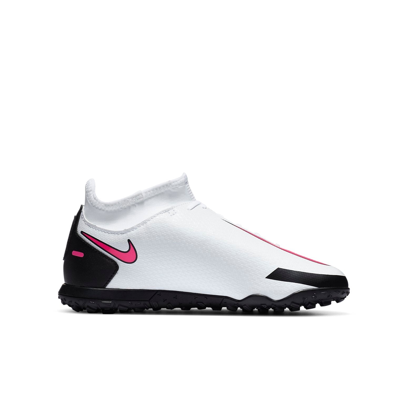 (GS) Nike Phantom GT Club DF TF 'White Pink Black' CW6729-160