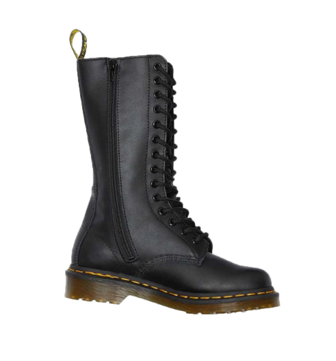 (WMNS) Dr.Martens 1914 Vonda Leather Mid Calf Boots 'Black' 12761001