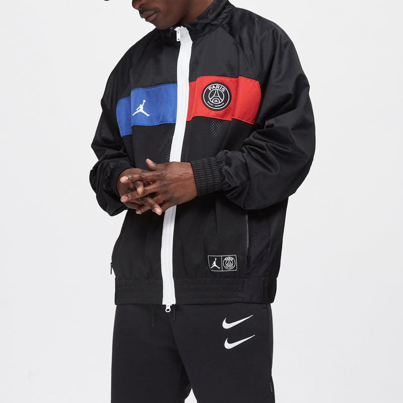 Pre-Owned Air Jordan x Paris Saint-Germain Suit Jacket 'Black/Game Royal/University Red' BQ8369-011