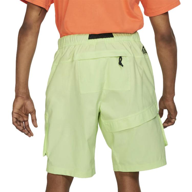 Men's Nike Lacing Loose Casual Shorts Green BQ7285-388