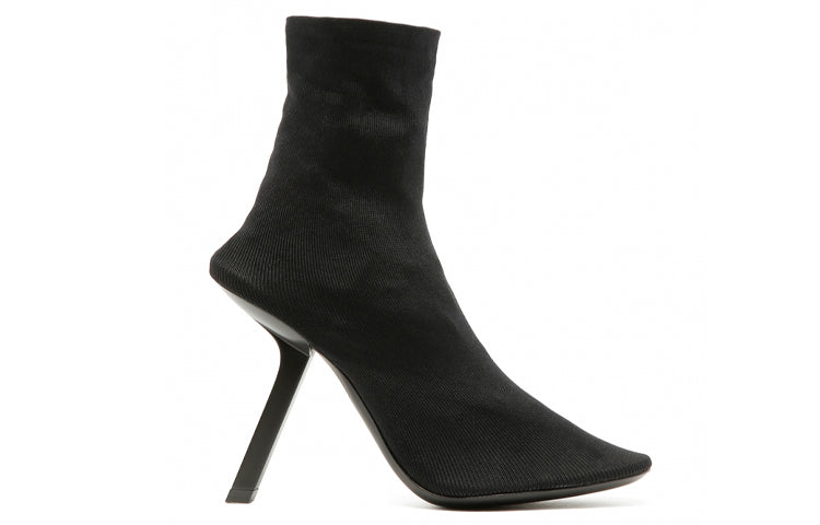 (WMNS) Balenciaga 110mm Stretch Heeled Boots 'Black' 656522W2DR01000