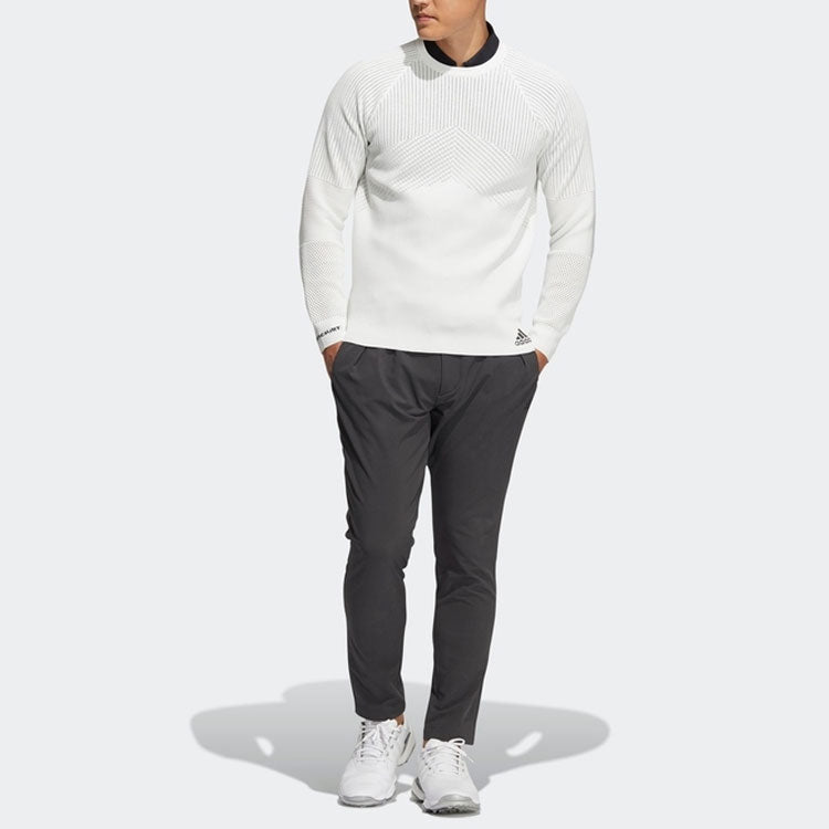 Men's adidas Golf Sports Pullover Knitwear White HB3598