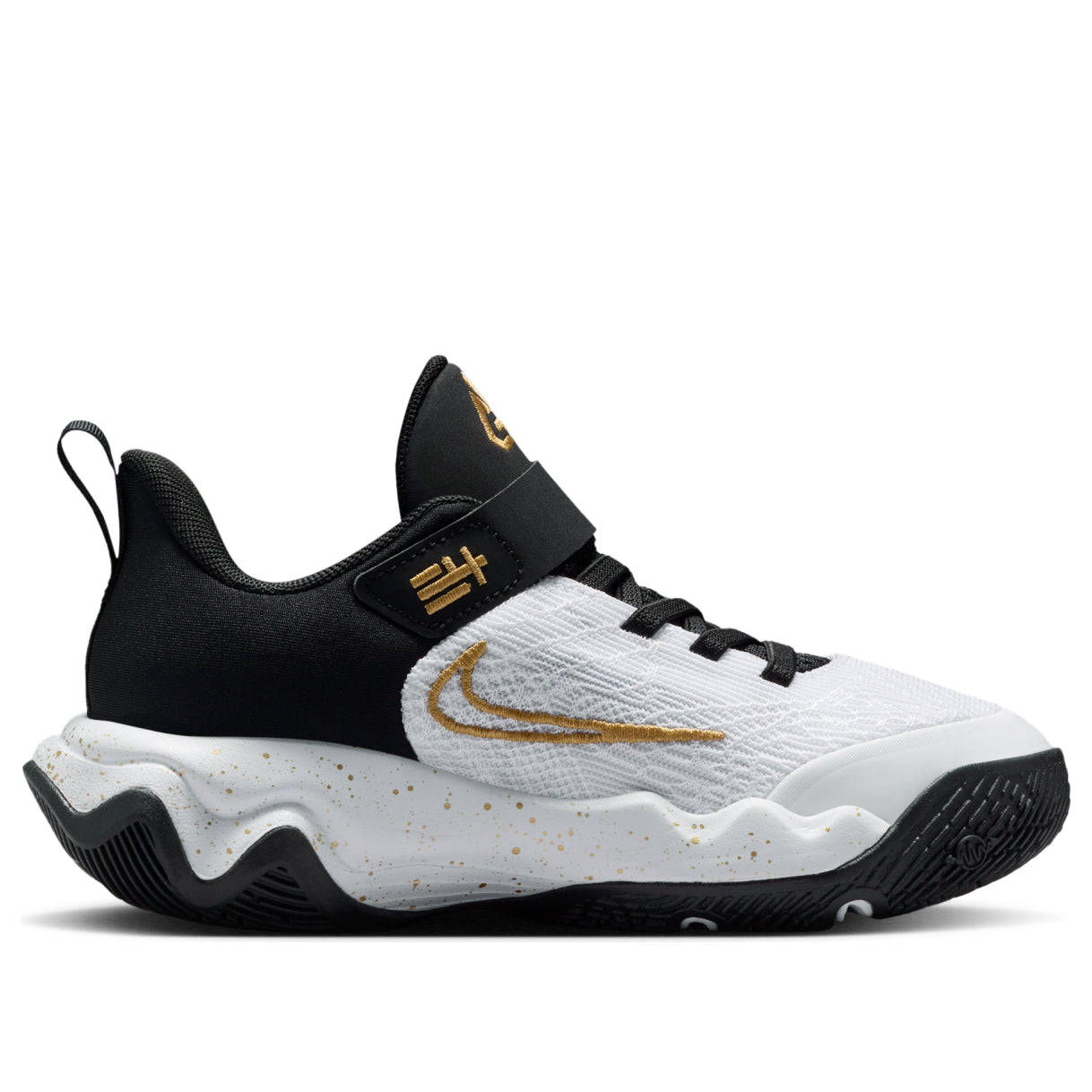 (PS) Nike Giannis Immortality 4' Black White Metallic Gold' IH7665-003