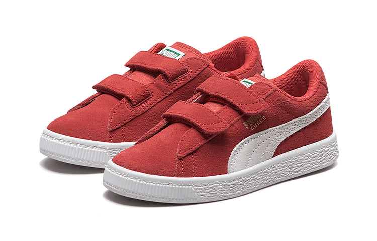 (PS) PUMA Suede 2 Straps Red/White 359595-03