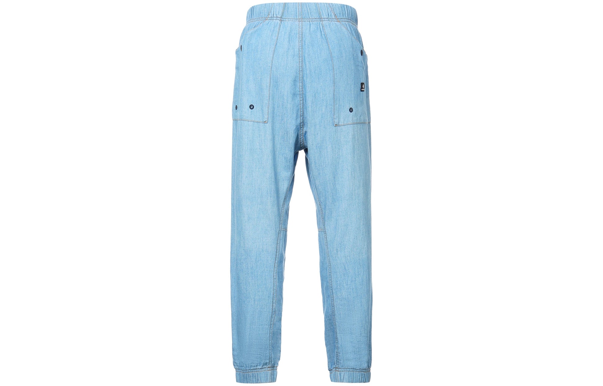 Converse Elevated Woven Chambray Jogger Asia Sizing 'Blue' 10025436-A01