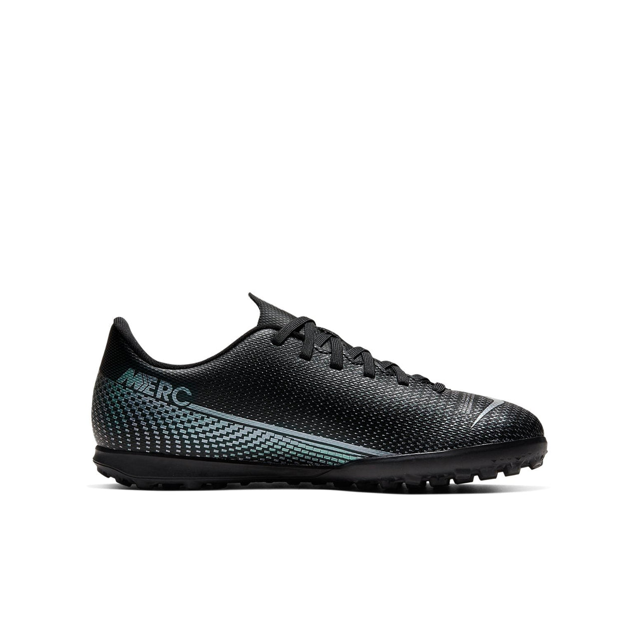 (GS) Nike JR Mercurial Vapor 13 Club TF 'Black Silver' AT8177-010