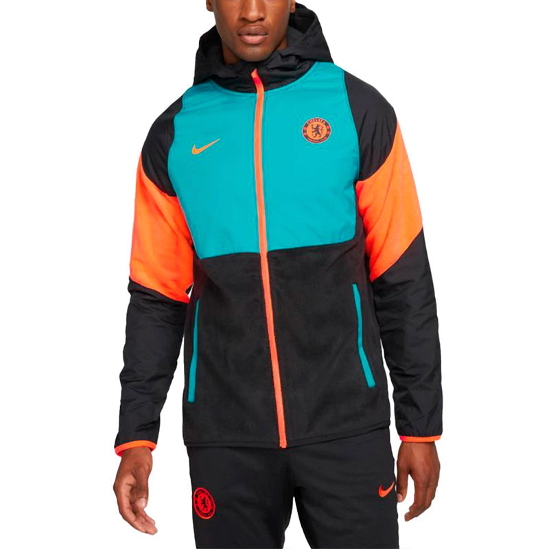Nike Chelsea FC Full Zip Hoodie Woven Soccer Jacket 'Multicolor' DB7796-471