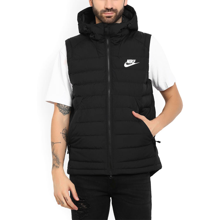 Nike Down Casual Sports hooded Down Vest Black 806865-012