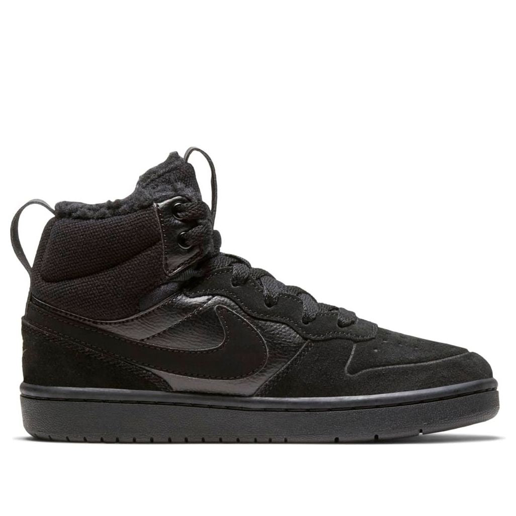 (PS) Nike Court Borough Mid 2 'Triple Black' CQ4026-001