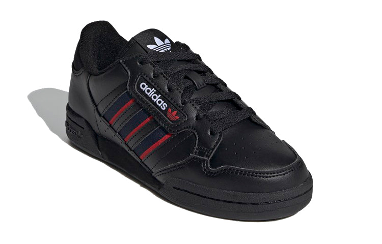 (GS) adidas Continental 80 Stripes J 'Black Red' FY2698