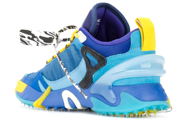Off-White Odsy-2000 Low-top Sports Shoes Blue/Yellow OMIA190F20FAB0014518