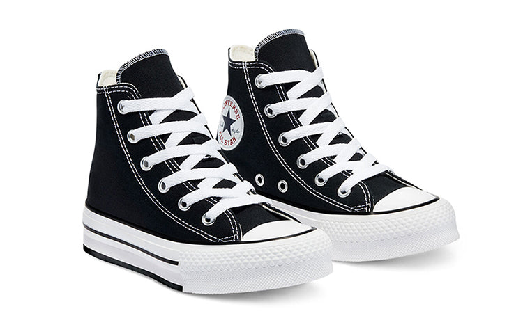 (GS) Converse Chuck Taylor All Star EVA Lift Platform High 'Black' 671107C
