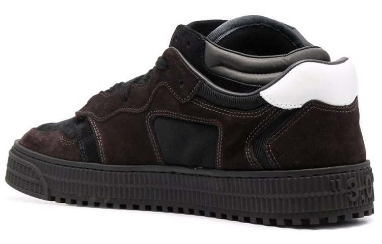 Off-White Floating Arrow Low-Top Sneakers 'Black White' OMIA151F21LEA0011001
