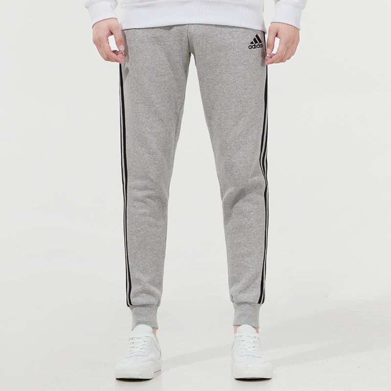 Men's adidas Side Casual Long Pants/Trousers Gray GM1091