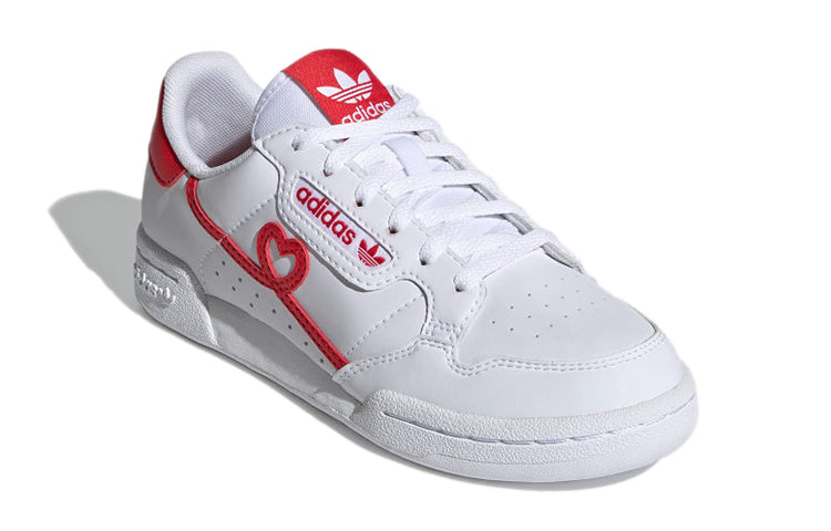 (GS) adidas Continental 80 J 'White Red' FY2578