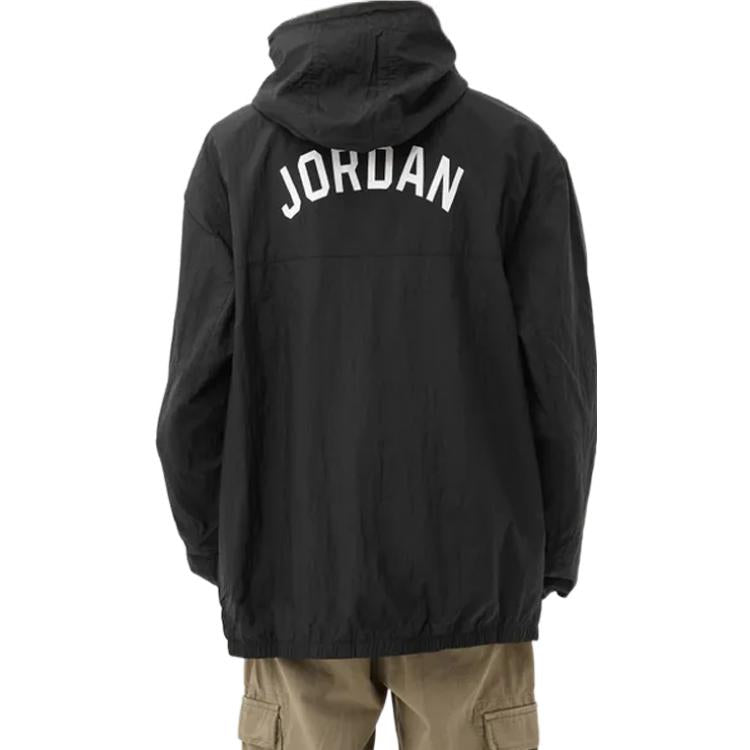 Air Jordan DNA Solid Color Logo Sports Hooded Jacket Black DJ0252-010