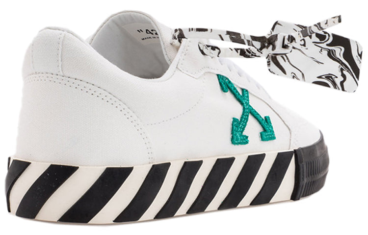 Off-White Vulc Low 'White Green' OMIA085E20FAB0010155