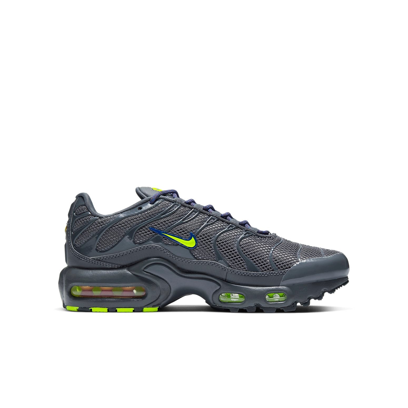 (GS) Nike Air Max Plus 'Dark Grey Volt' CU1718-002
