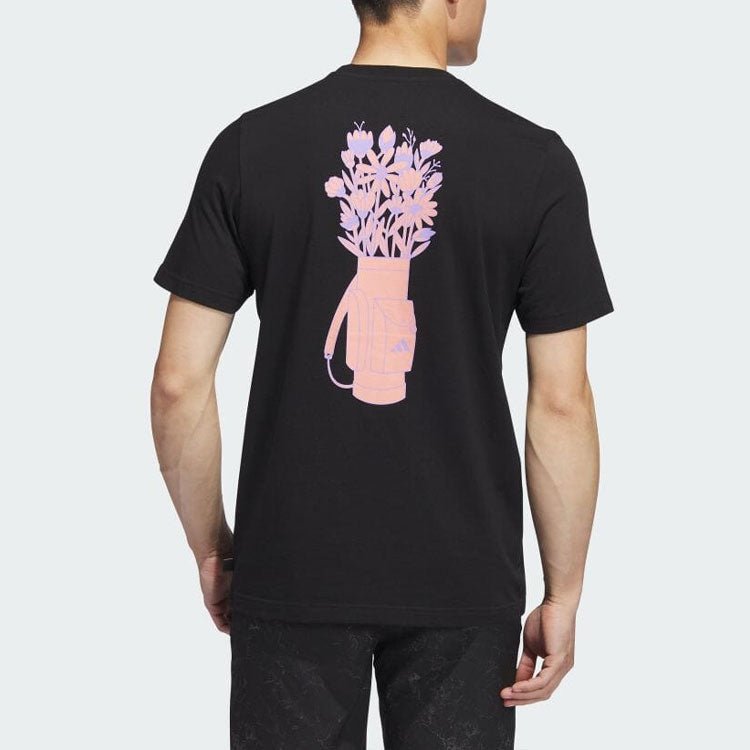 adidas Golf Graphic T-Shirt 'Black' IK6909