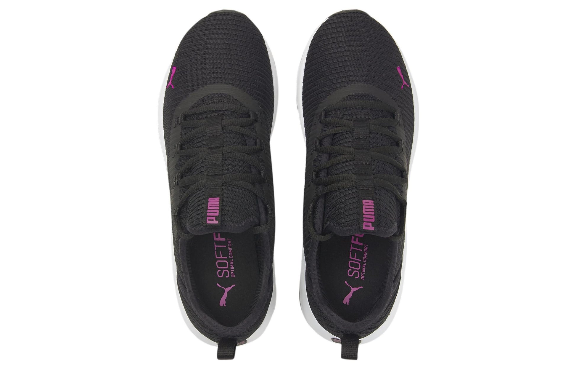 (WMNS) PUMA Soft Ride Finesse 'Black Purple' 376038-06