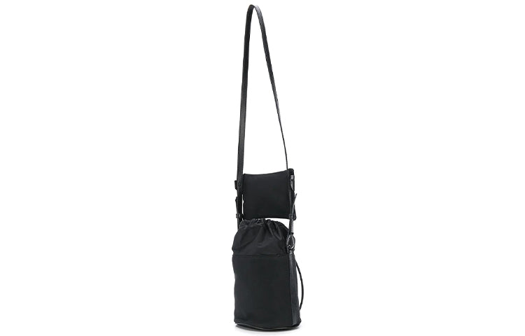 Men's Off-White Cotton Black Shoulder Bag OMNA103E20FAB0011001
