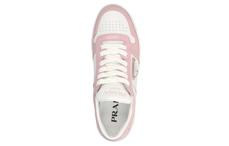 (WMNS) PRADA Downtown Leather Sneakers 'White Pink' 1E792M_3LKG_F0D8U_F_030
