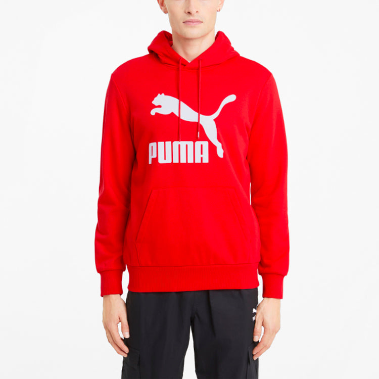 PUMA Essentials Fleece Hoodie 'Red White' 531369-11