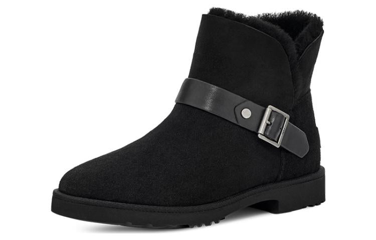 (WMNS) UGG Romely Short Buckle Boot 'Black' 1132993-BLK