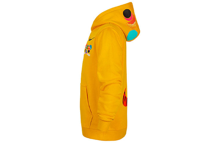 (GS) Nike CNY Chinese New Year's Edition Fleece Lined Stay Warm Sports Boy Yellow DQ9133-739