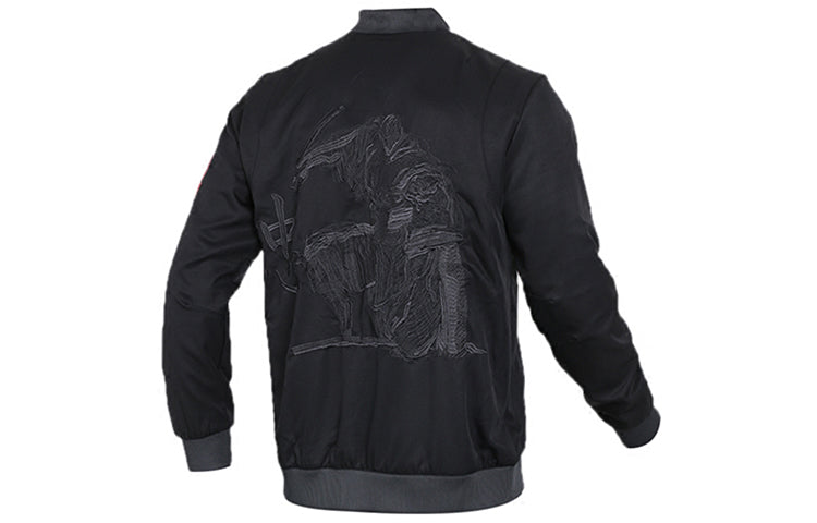 adidas Rose Cny Jkt Printing Sports Jacket Black CG0872