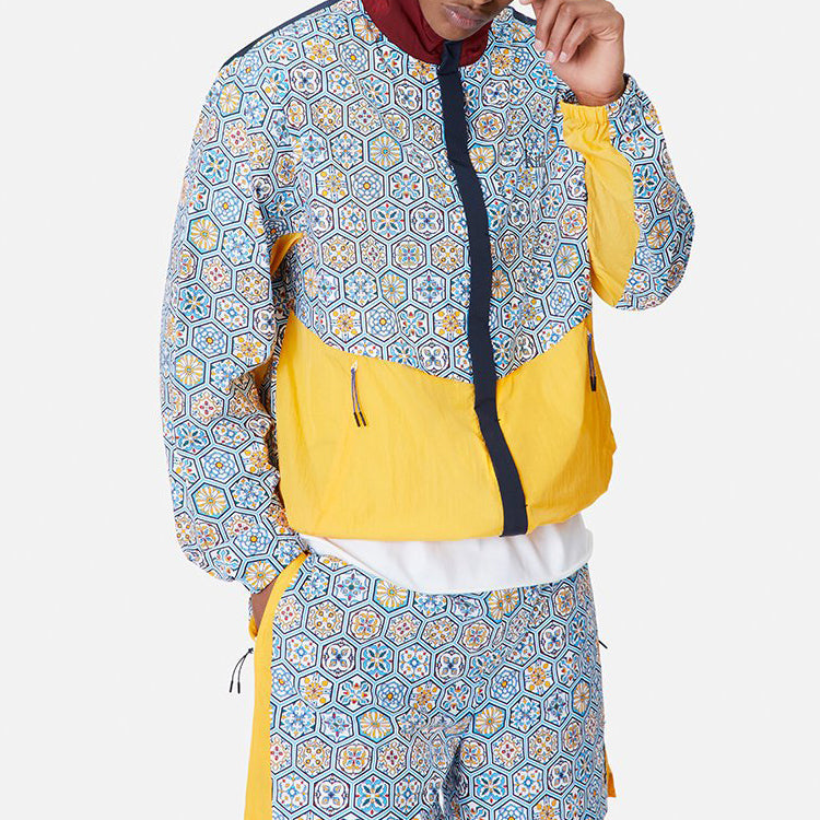 KITH Printed Track Jacket 'Blue Multi' KH1257-109