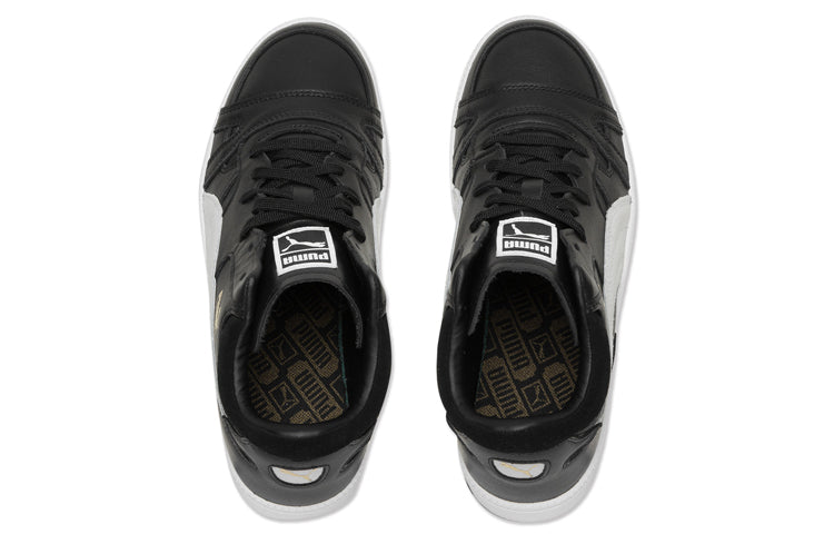 PUMA Becker Mid Retro Mid Tops Casual Skateboarding Shoes Black White 363880-09
