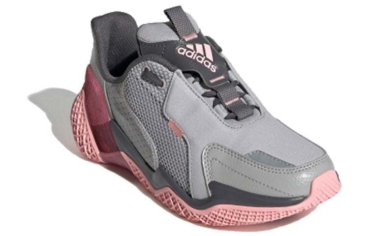 (GS) adidas 4UTURE RNR J Grey/Pink FV2784