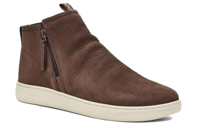 UGG Pismo Cowhide Sports Shoe Zipper Brown 1110979-STT