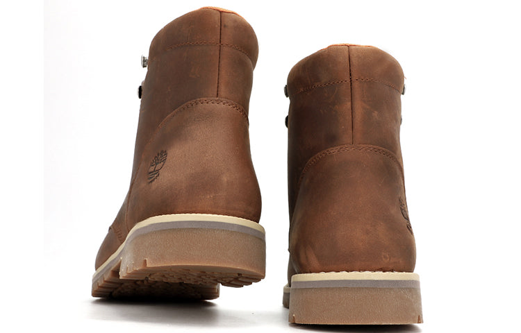 Timberland Redwood Falls Waterproof Moc-Toe Boots 'Rust Nubuck' A2EDRF13