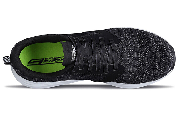 (WMNS) Skechers Go Run Ride 'Black White' 15200-BKW
