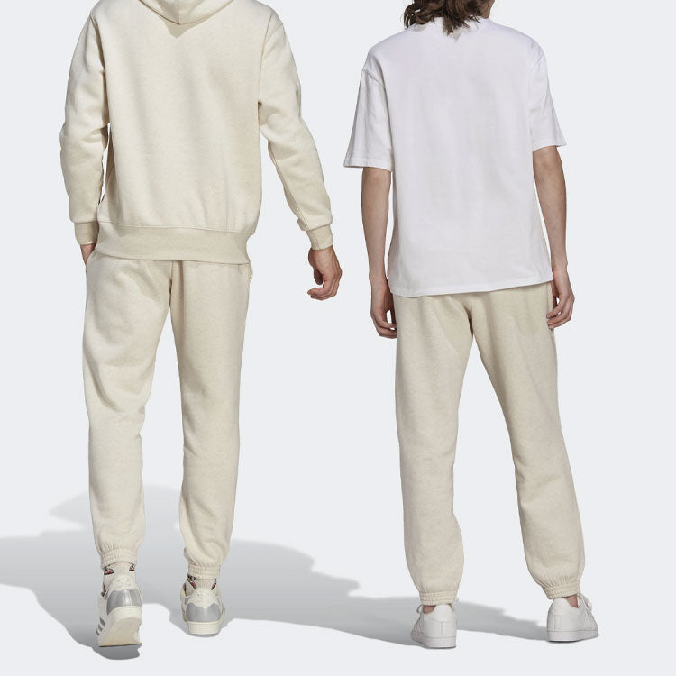 adidas originals Alphabet Logo Printing Bundle Feet Lacing Sports Pants/Trousers/Joggers Autumn Ivory HK7443