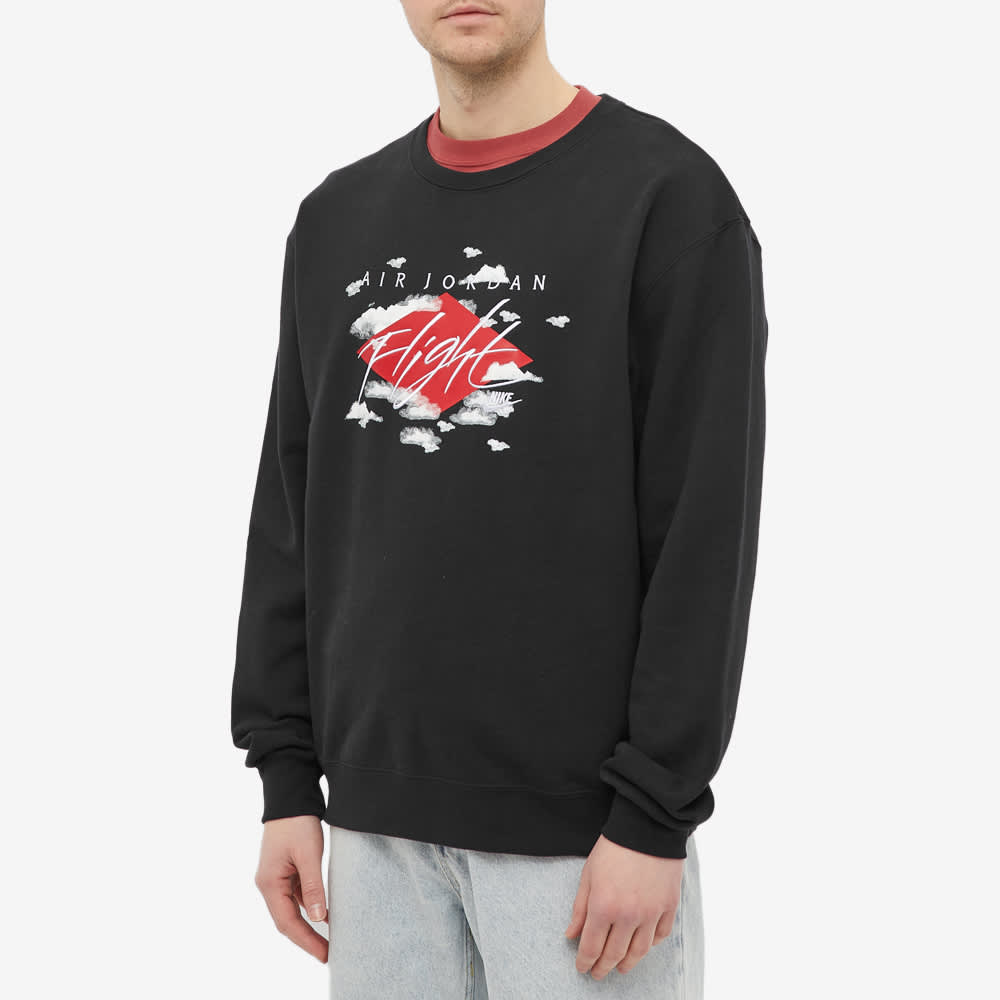 Air Jordan Flight Retro Crew Sweat 'Black' DH9035-010