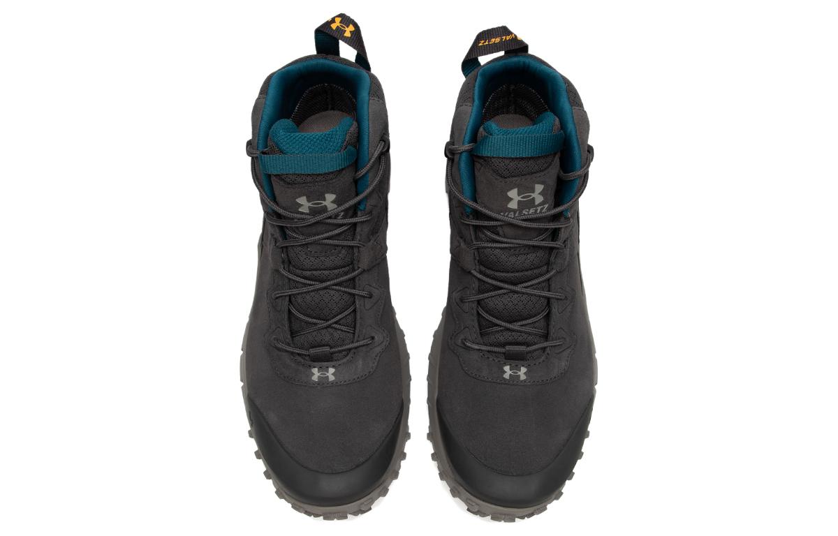 UA Micro G Valsetz Trek Mid Leather Waterproof Tactical Boots 'Grey' 3025577-100