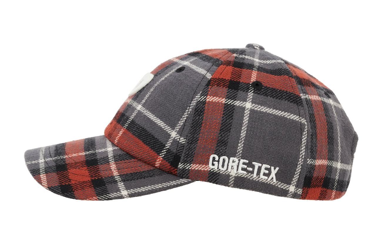 Palace Gore-Tex Plaid 6-Panel Cap 'Red' P23H183