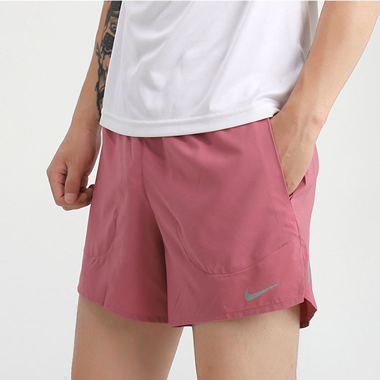 Men's Nike Logo Straight Breathable Shorts Pink CJ5477-614