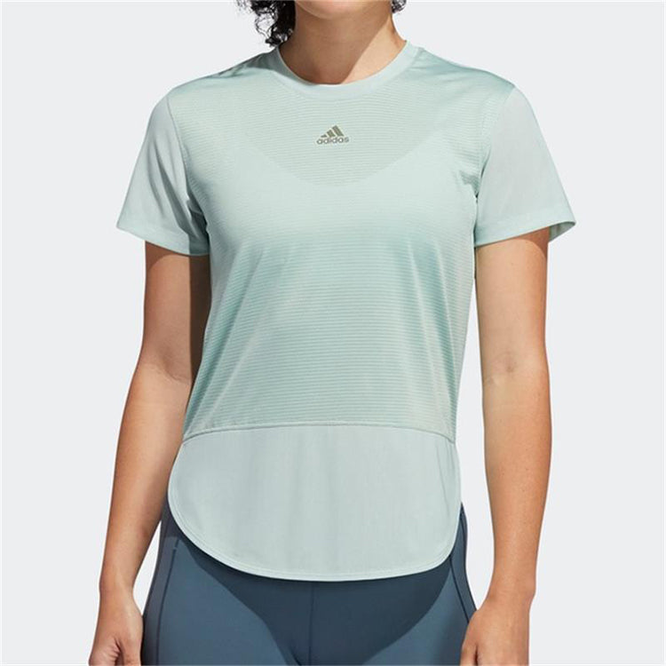 (WMNS) adidas A.rdy Lvl 3 Tee Sports Short Sleeve Green GN7310