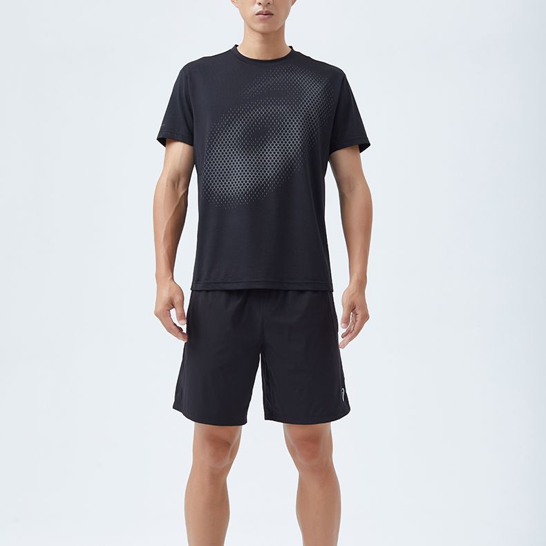 ASICS Reflective Logo Running T-Shirt 'Black' 2011C449-002