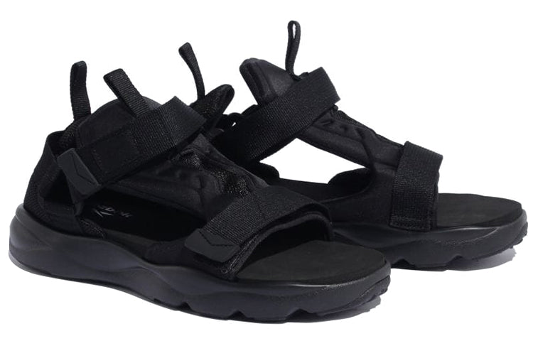 Reebok Furylite Lightweight Casual Unisex Black Sandals FY1602
