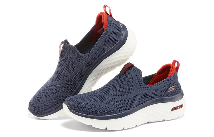 (WMNS) Skechers Go Walk Hyper Burst 'Navy Blue' 124586-NVRD