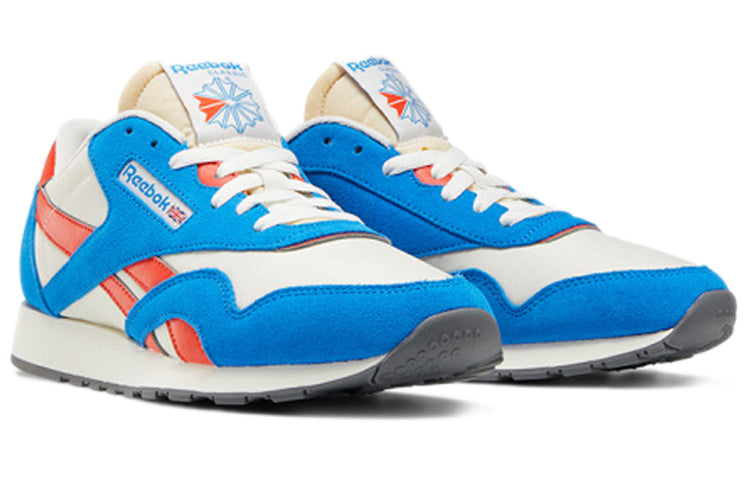 Reebok Classic Nylon Sports Shoes White/Blue/Black Q47264