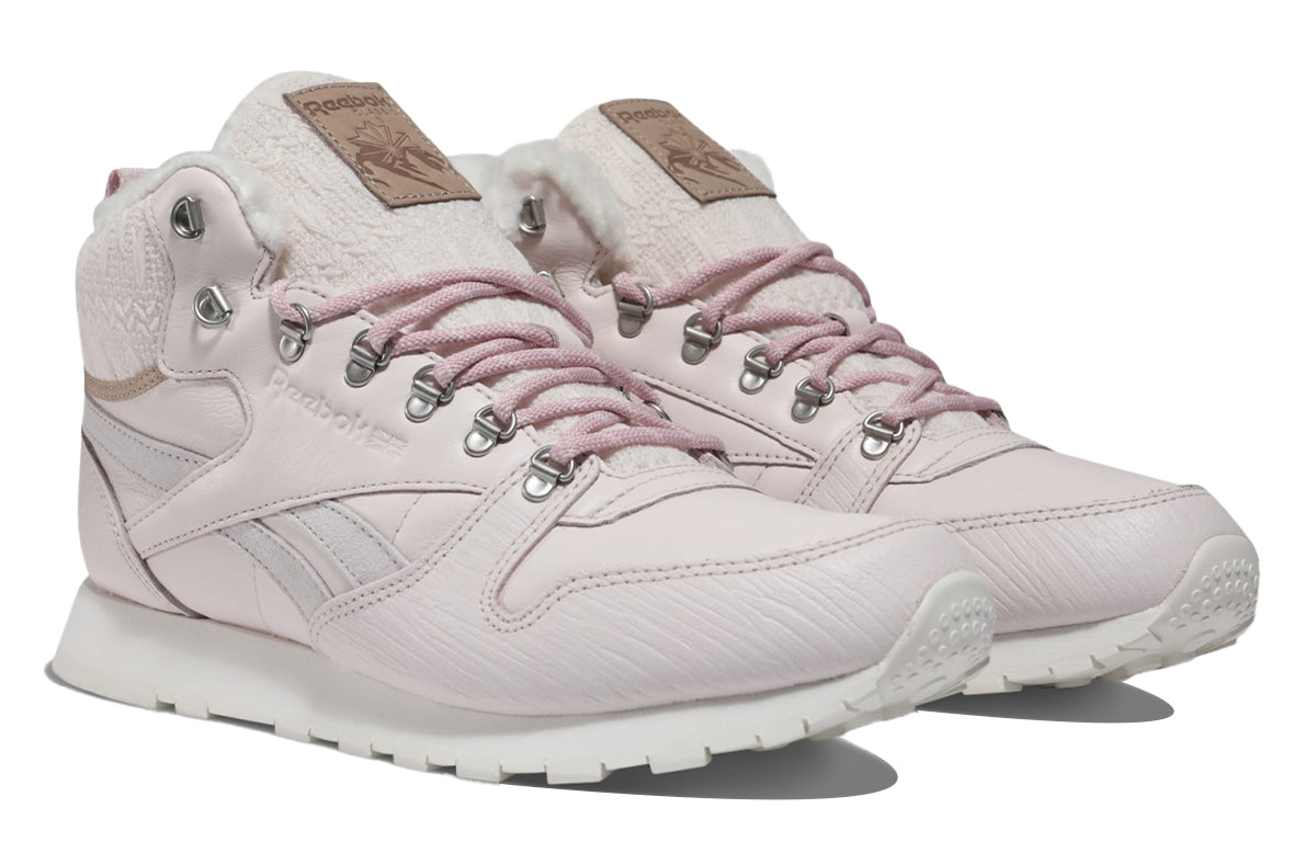(WMNS) Reebok Classic Leather Arctic Boots 'White Pink' FZ1206