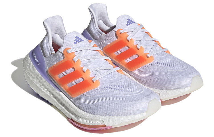 (WMNS) adidas UltraBoost Light 'White Solar Red' HQ6354