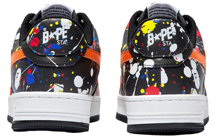A BATHING APE Bape Sta 'Black Multicolor' 1I20-191-009-BLACK