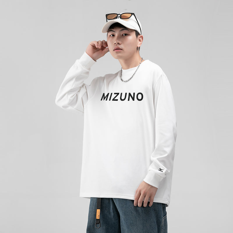 Mizuno Logo Graphic Long Sleeve T-shirt 'White' A2CA2A10